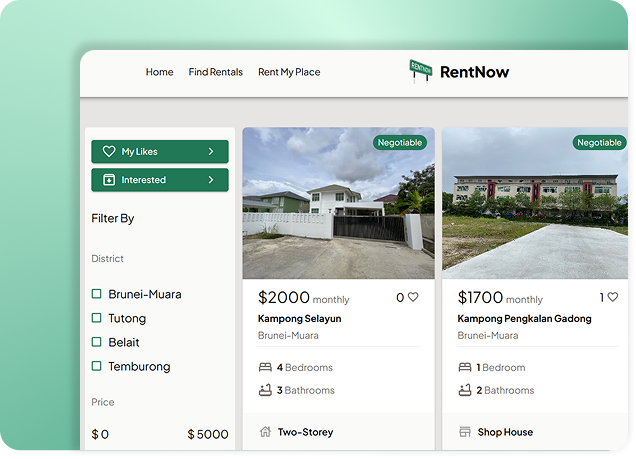 browse and filter properties
